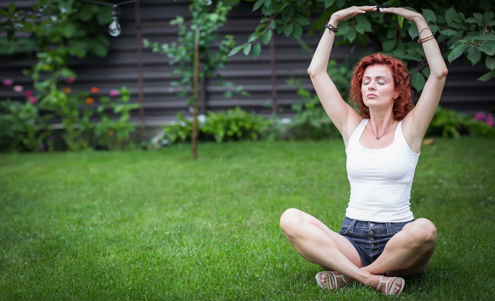 Woman enjoying time outside
